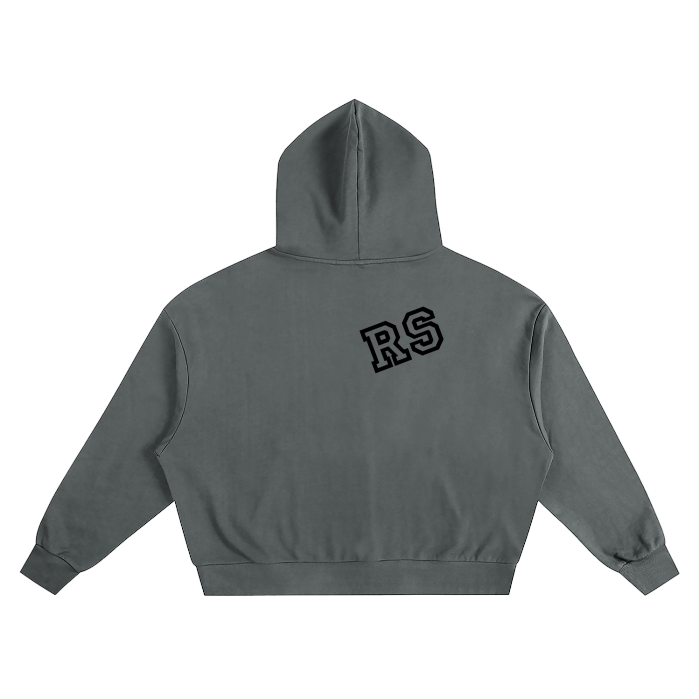 R.S.L.C Varsity Black Oversized Hoodie