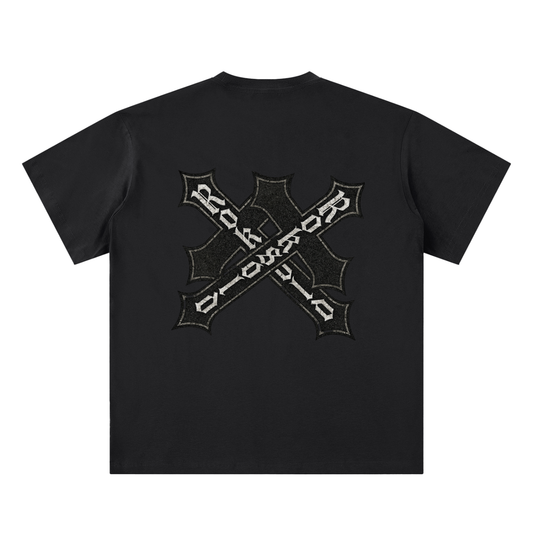 Gothic Interlocked Cross Tee