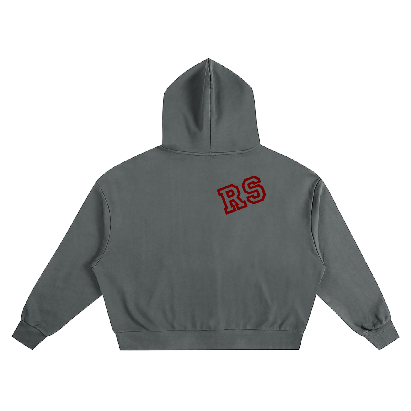 R.S.L.C Varsity Red Oversized Hoodie