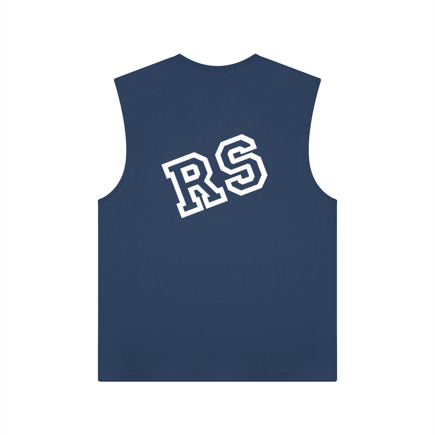 R.S.L.C Varsity White Performance Tank Top