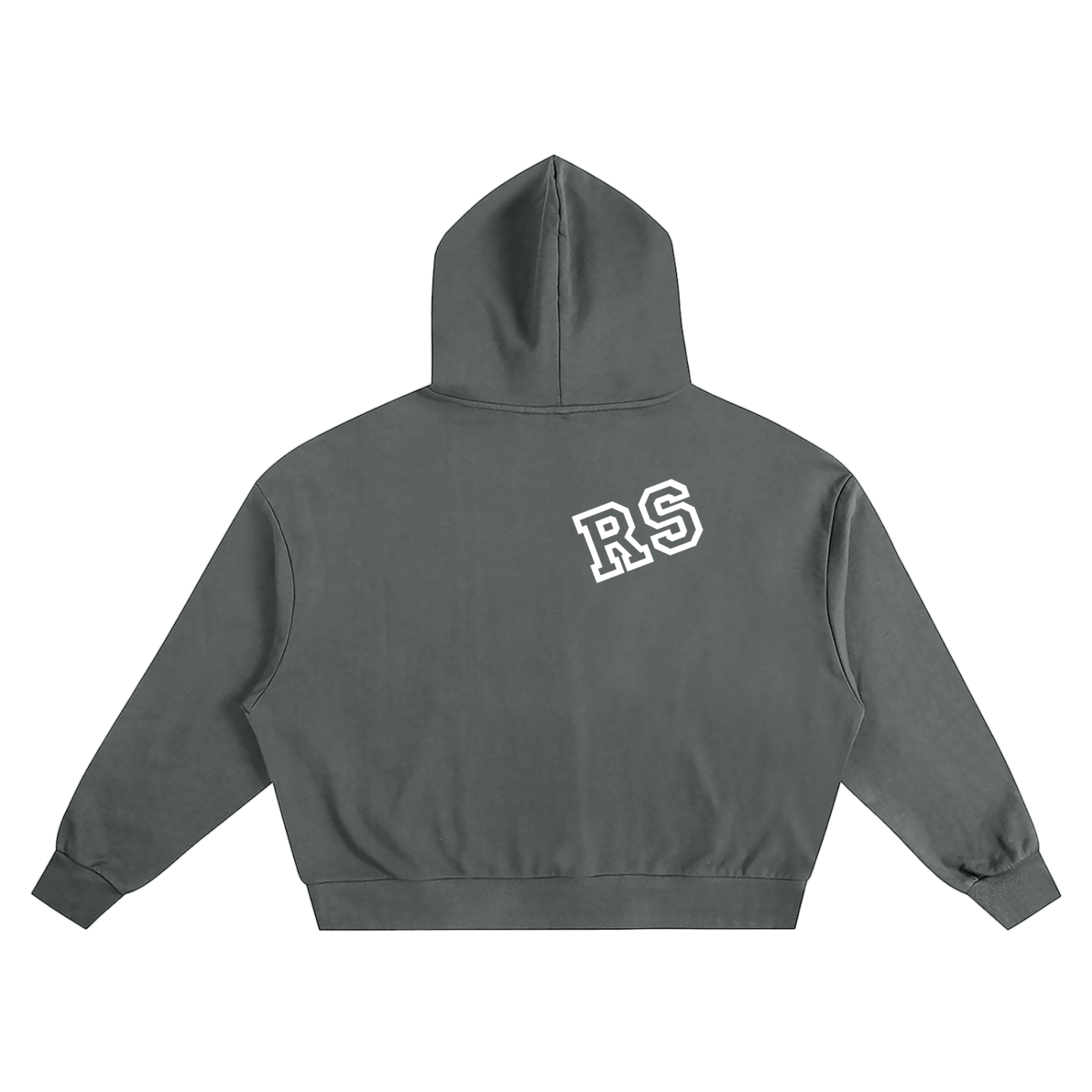 R.S.L.C Varsity White Oversized Hoodie