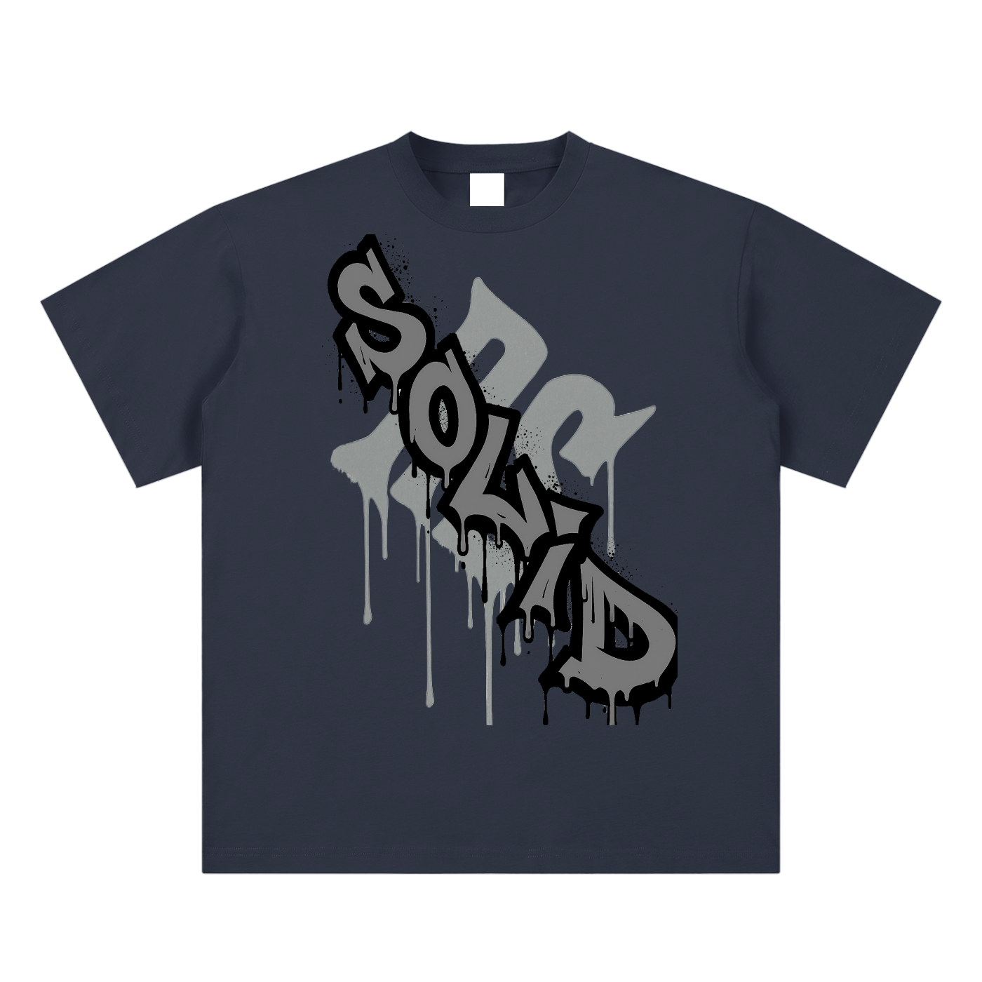 Graffiti  Grey  Tee
