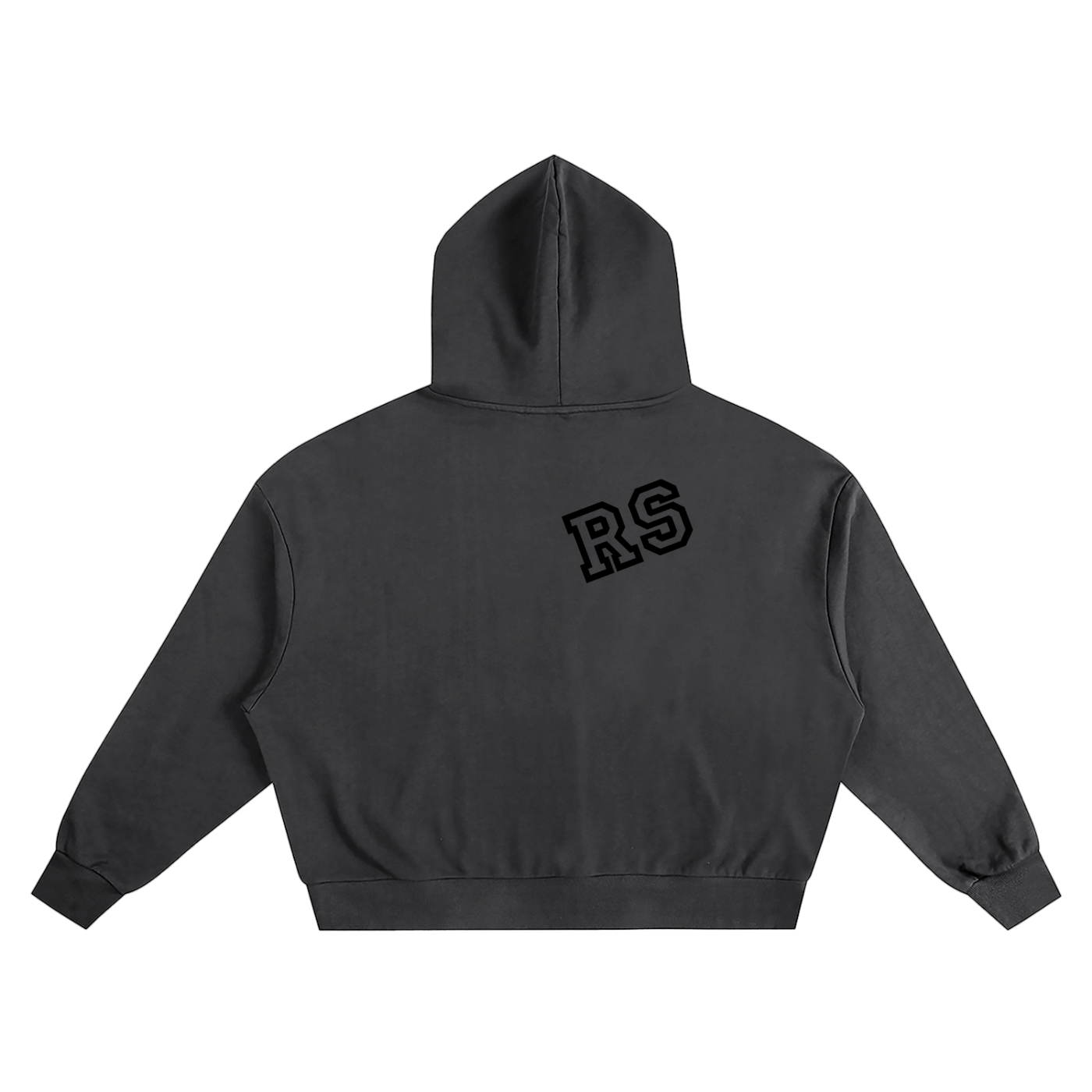 R.S.L.C Varsity Black Oversized Hoodie