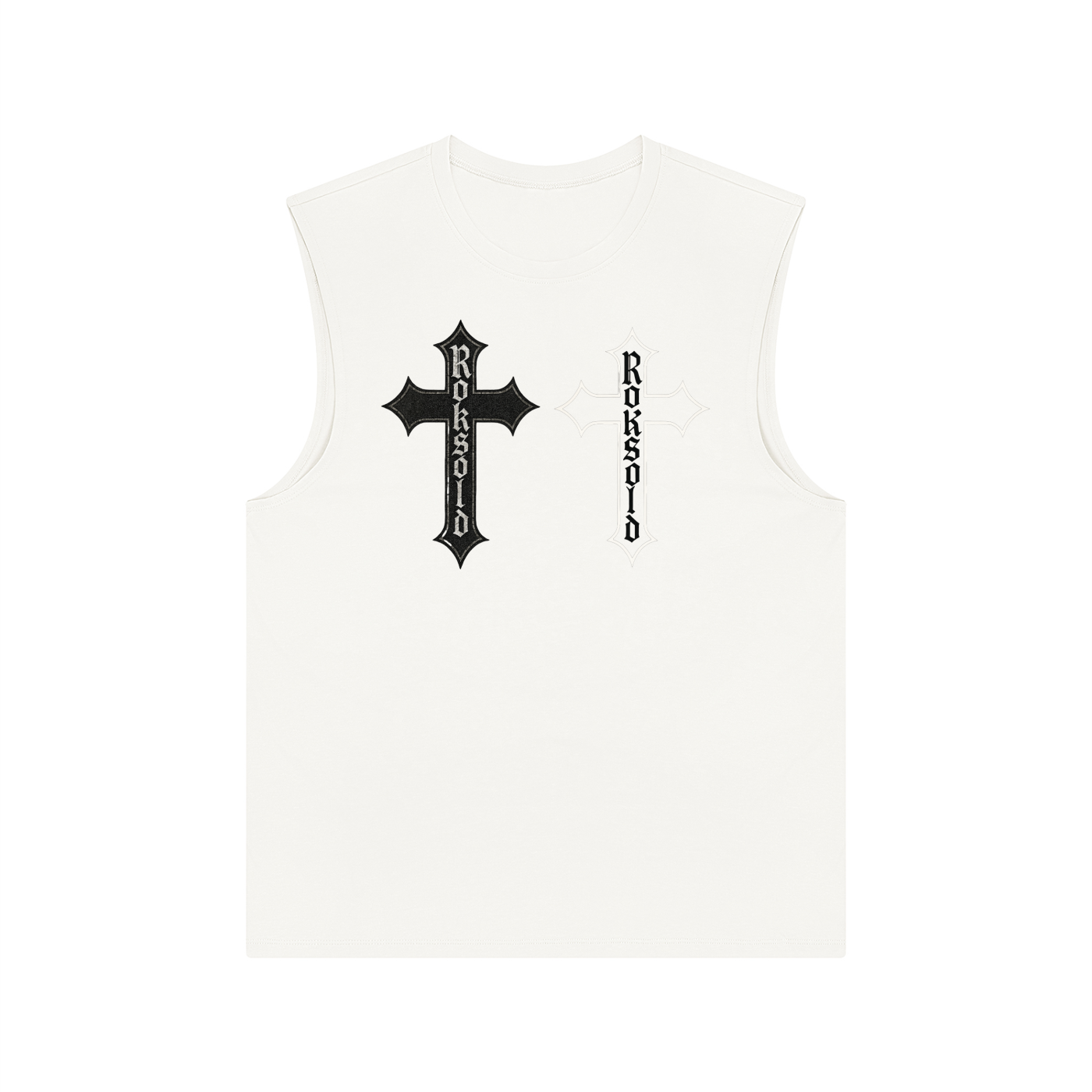 Gothic Double Cross  Performance Tank Top