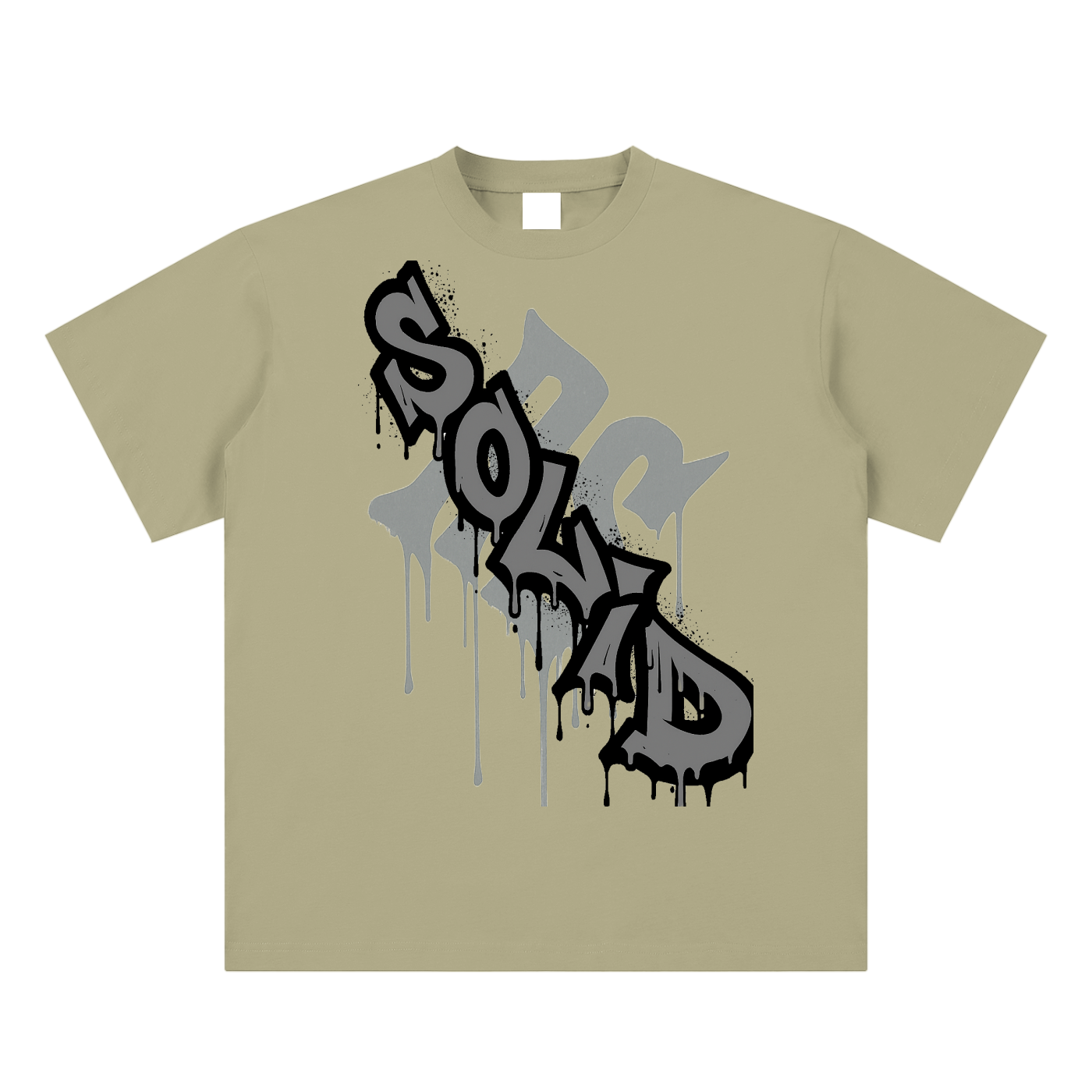 Graffiti  Grey  Tee