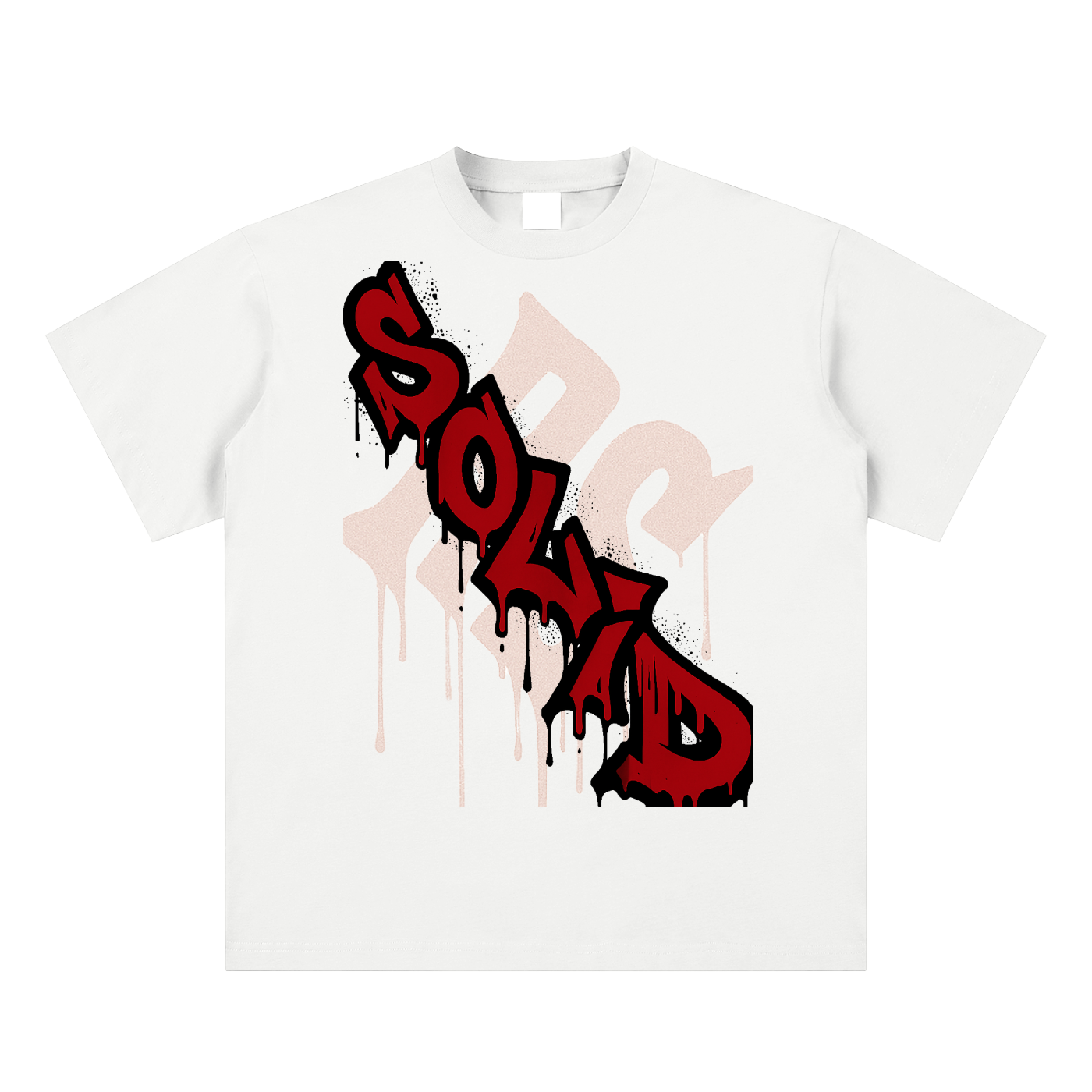 Graffiti Red Tee
