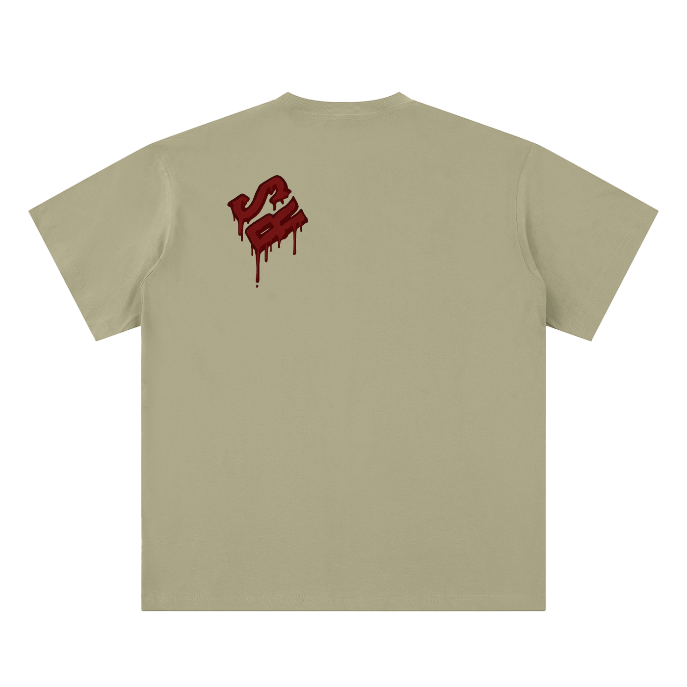 Graffiti Red Inverse Tee
