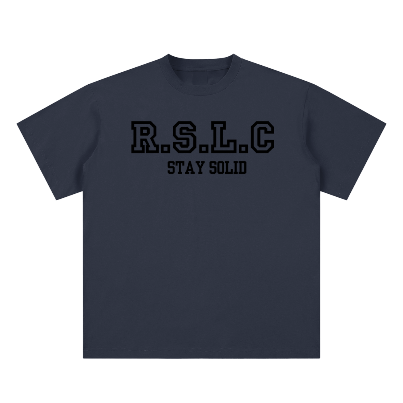 R.S.L.C Varsity Black Tee