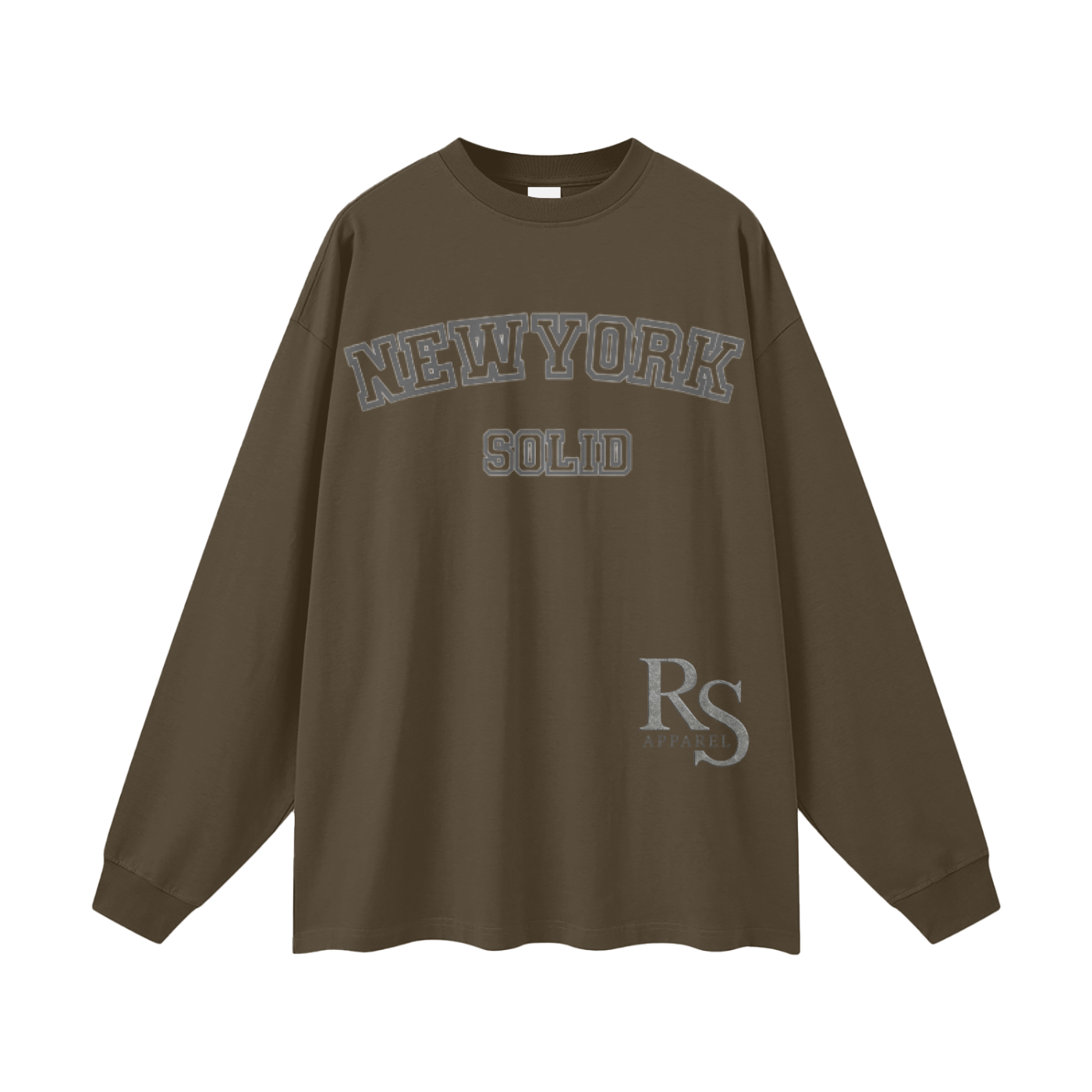 NewYork Solid  Long Sleeve Tee