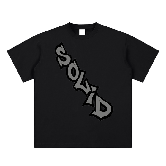 Solid Crossbody Grey Tee