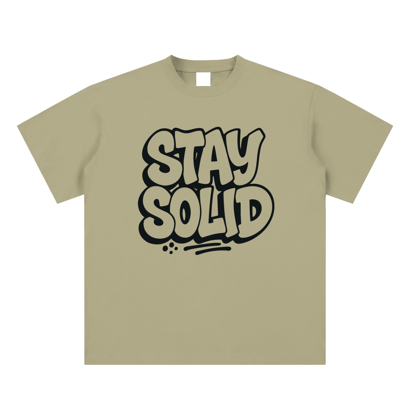 Stay Solid Transparent Tee