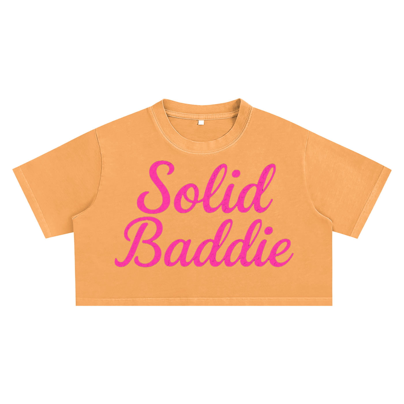 Solid Baddie short Crop Top