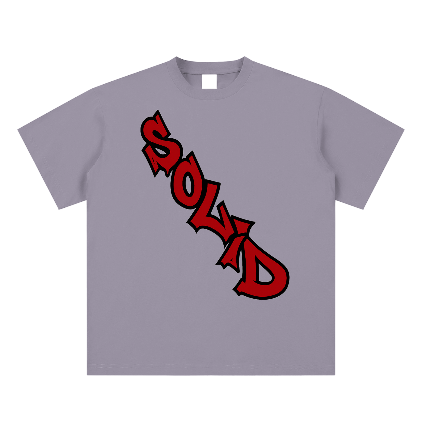 Solid Crossbody Red Tee