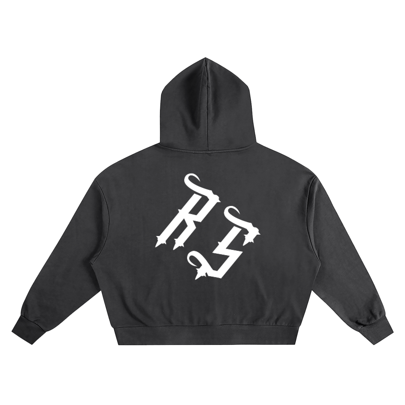 Gothic Double cross  Oversized Hoodie