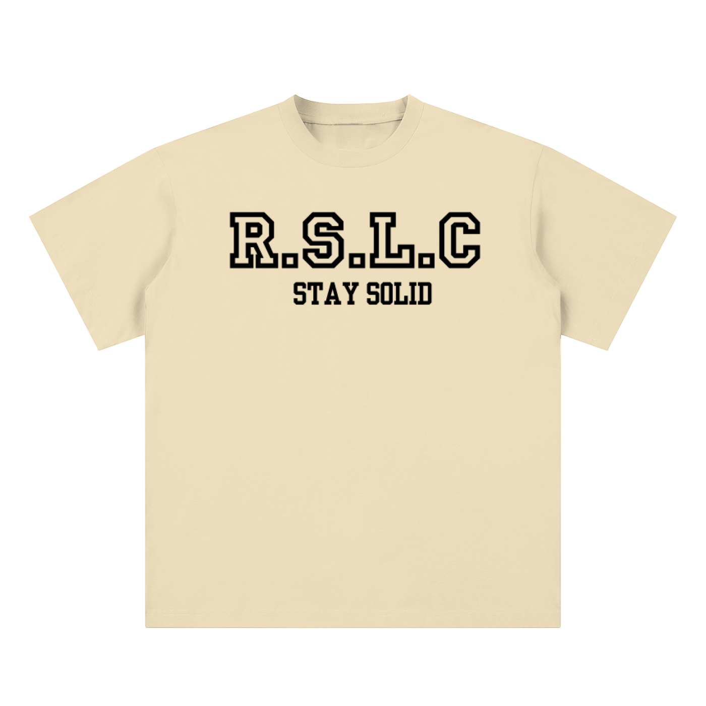 R.S.L.C Varsity Black Tee