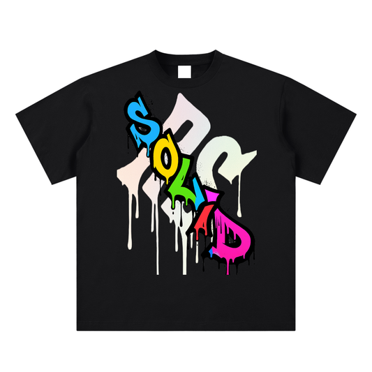 Graffiti Multi-Color Cotton Tee