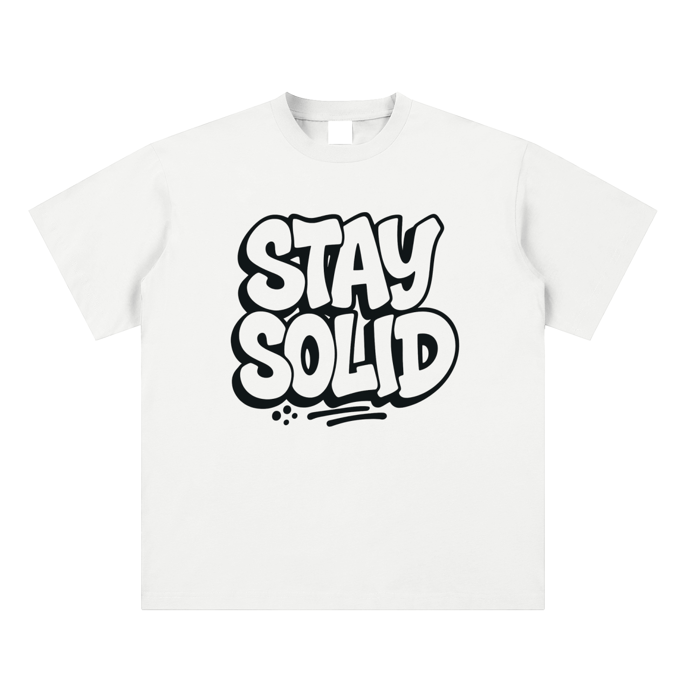 Stay Solid Transparent Tee