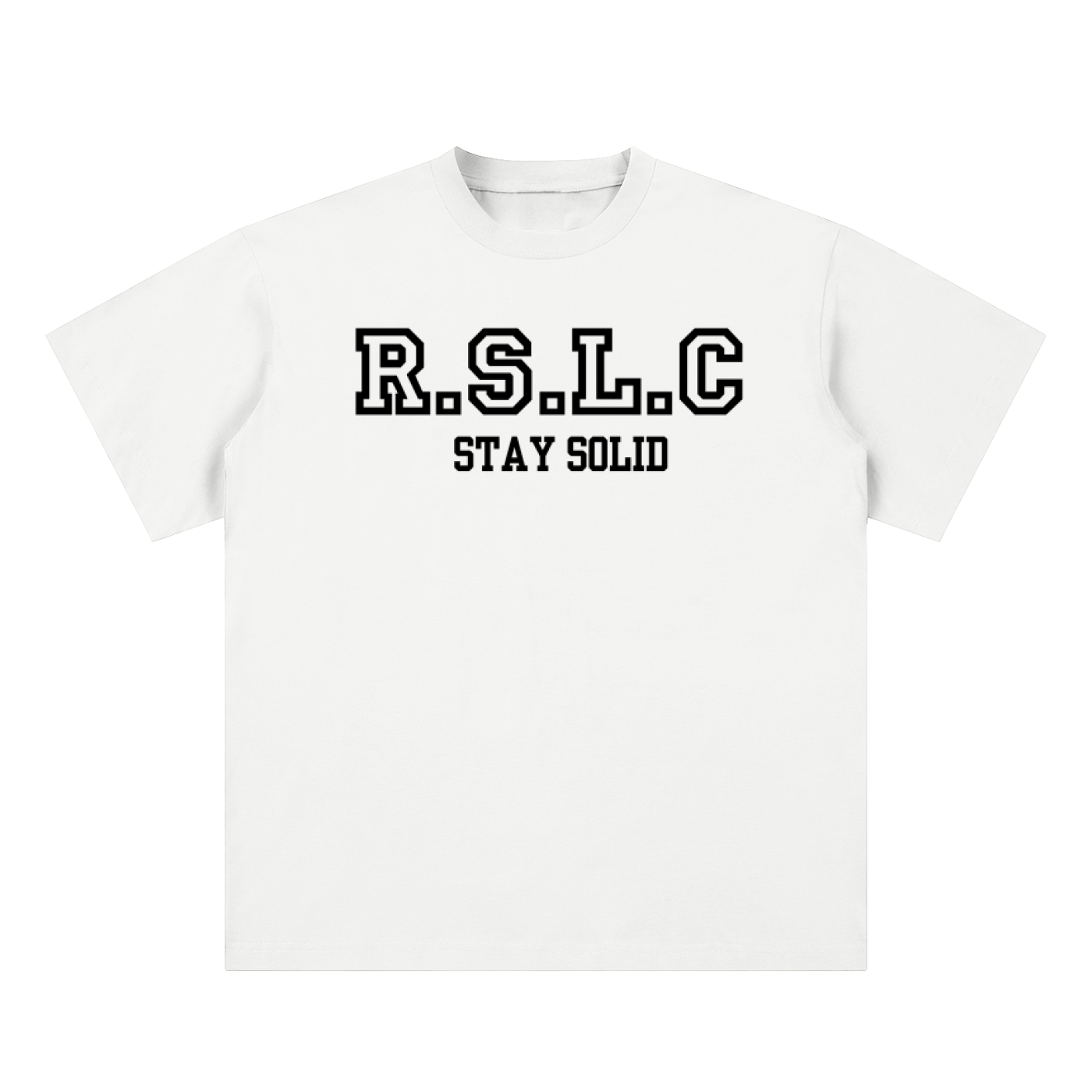 R.S.L.C Varsity Black Tee