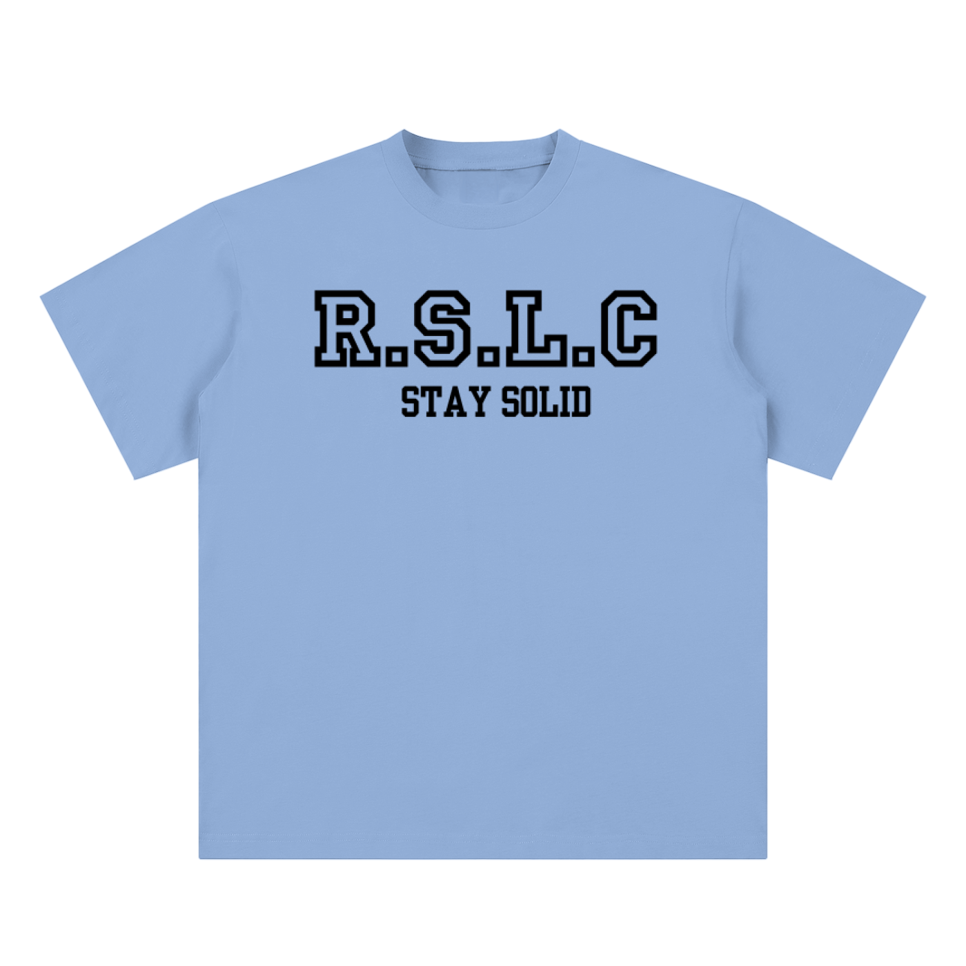 R.S.L.C Varsity Black Tee