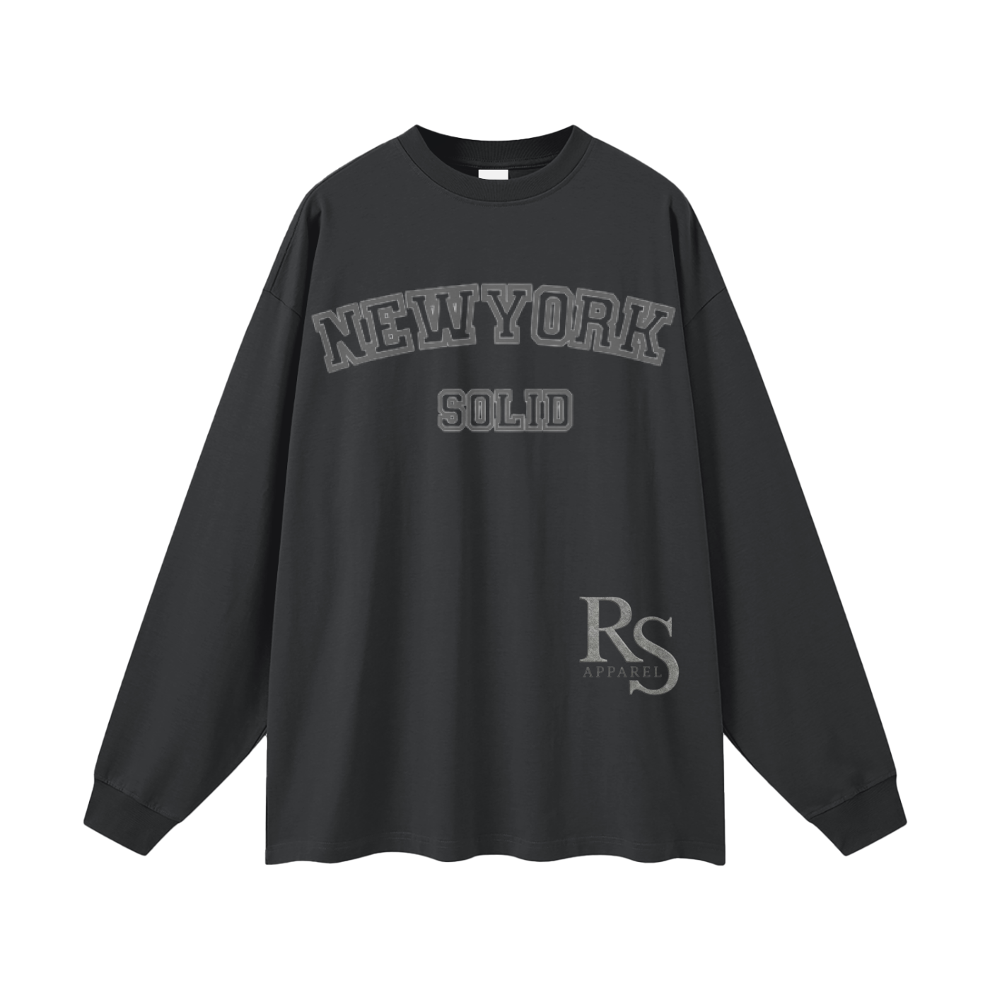 NewYork Solid  Long Sleeve Tee