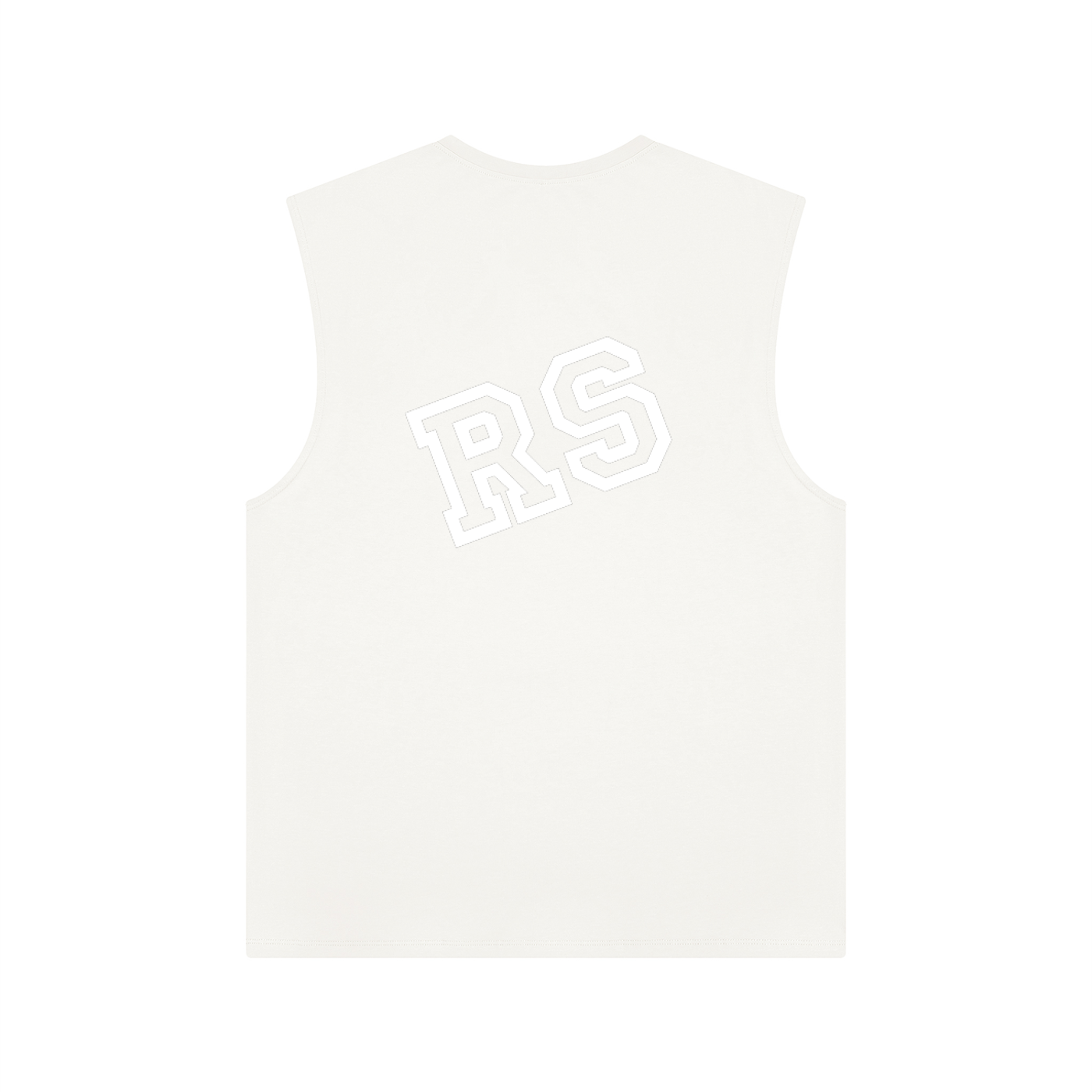 R.S.L.C Varsity White Performance Tank Top