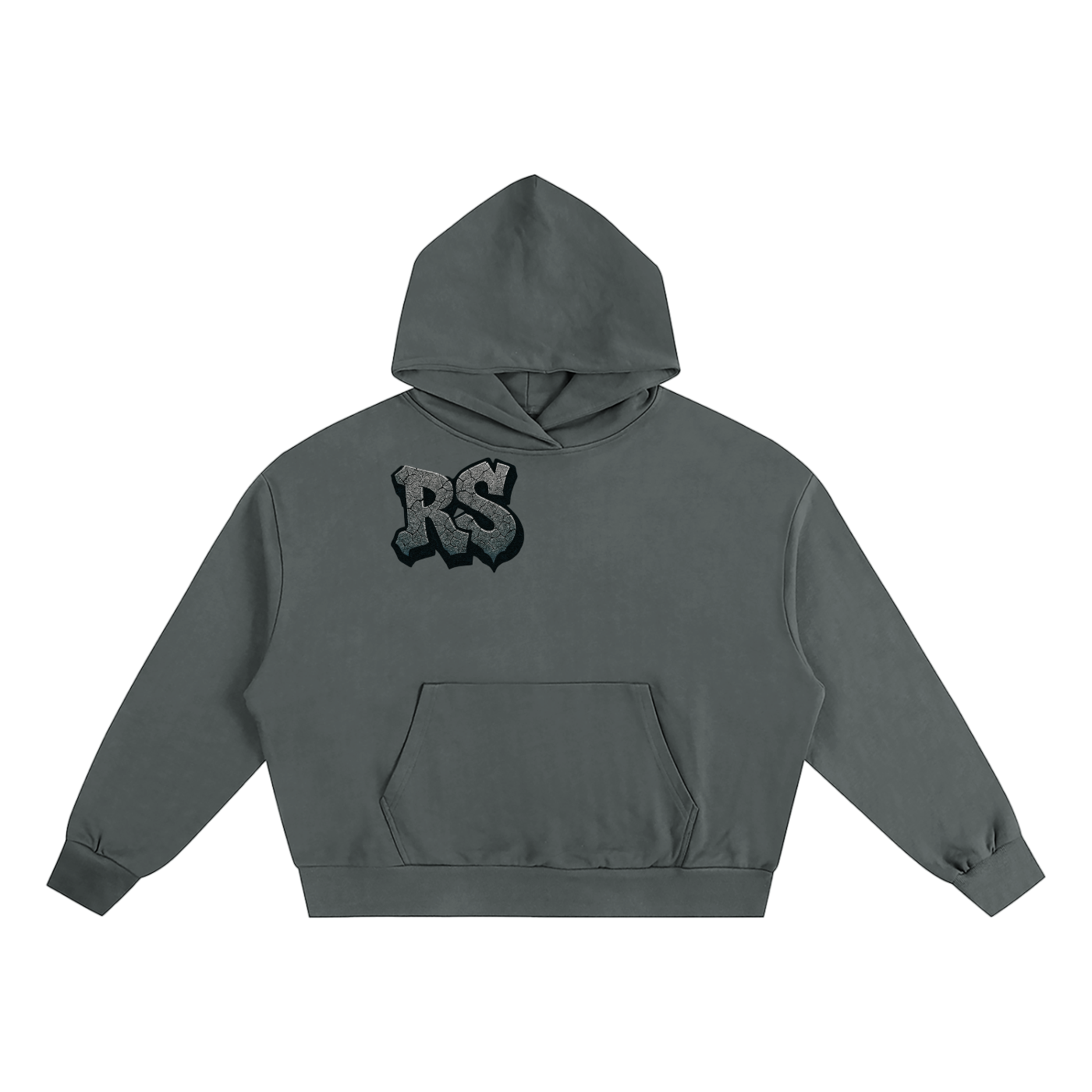 RS Stone Boxy Oversized Hoodie