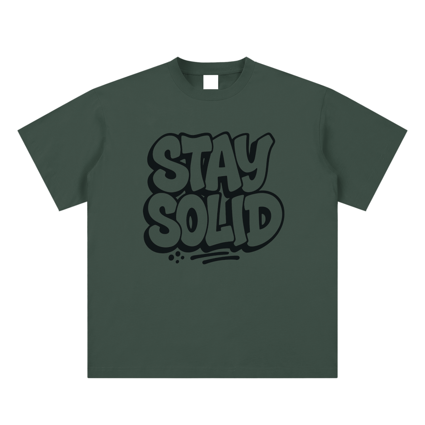 Stay Solid Transparent Tee