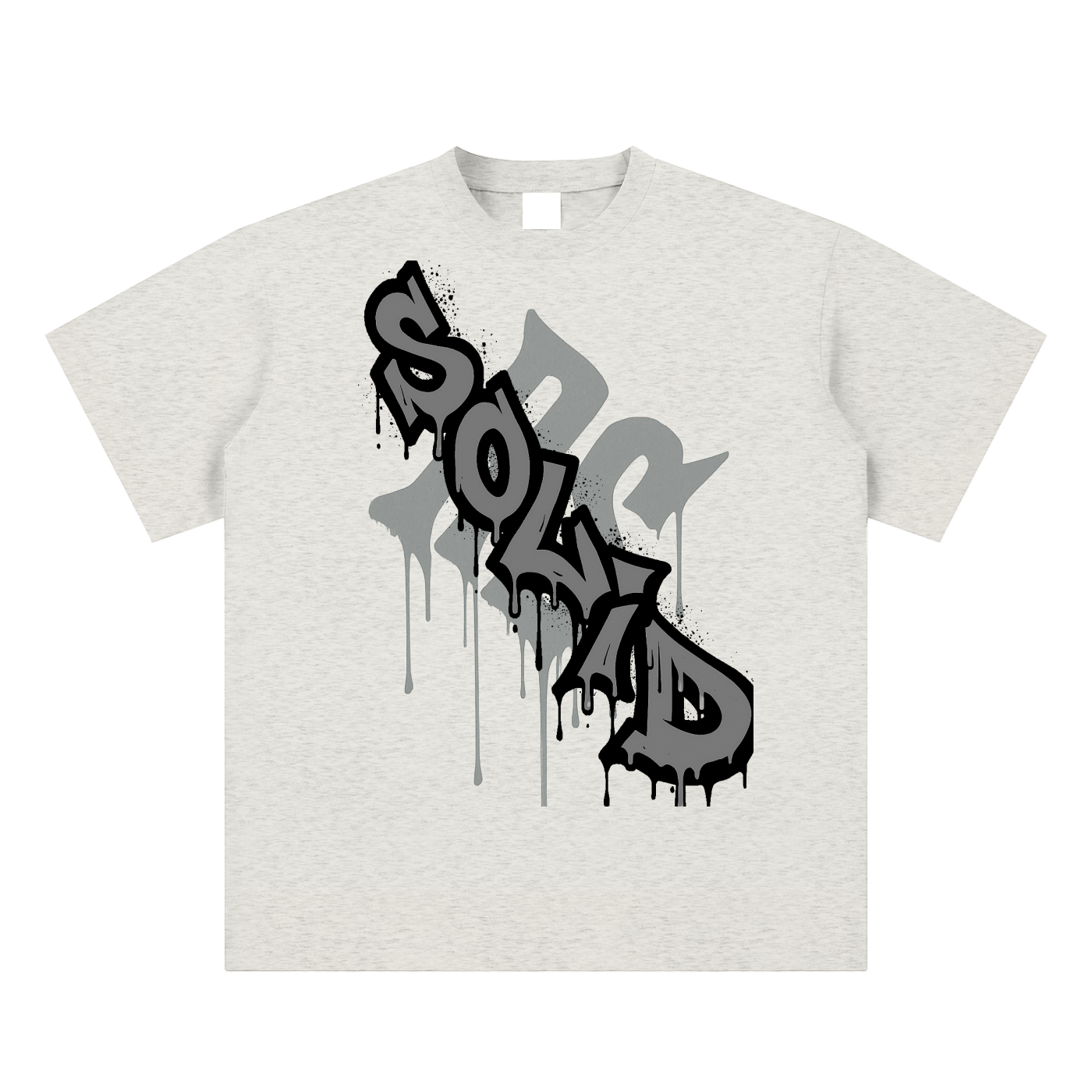 Graffiti  Grey  Tee