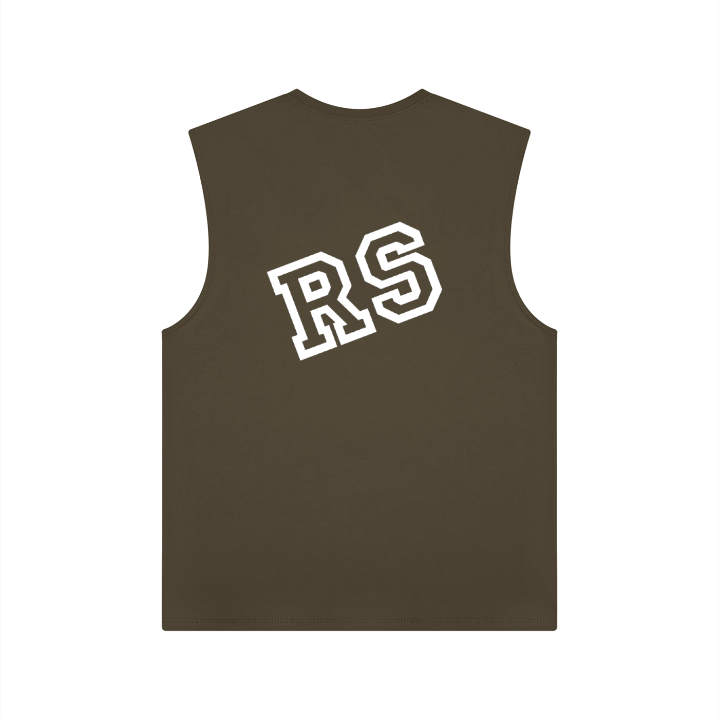 R.S.L.C Varsity White Performance Tank Top