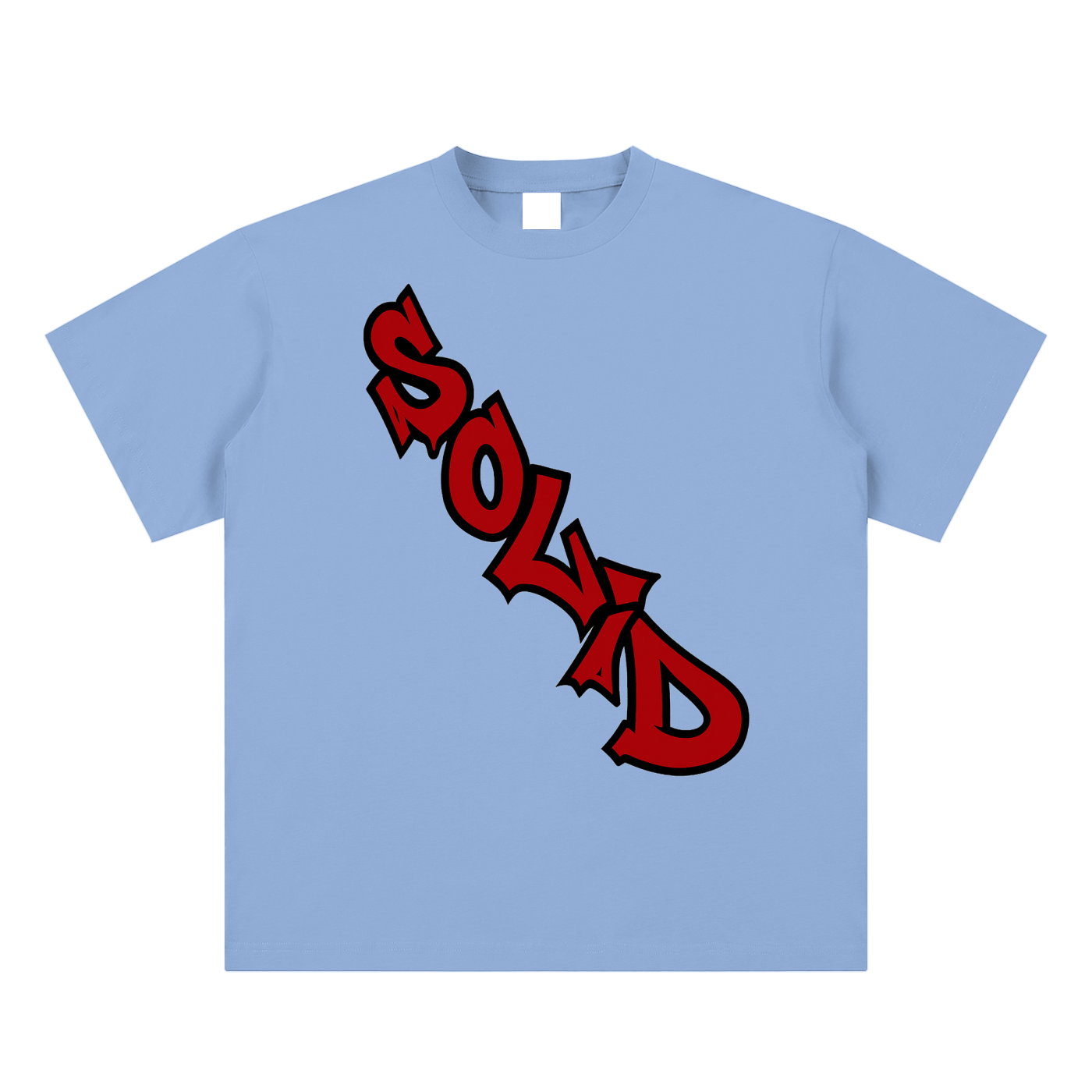 Solid Crossbody Red Tee