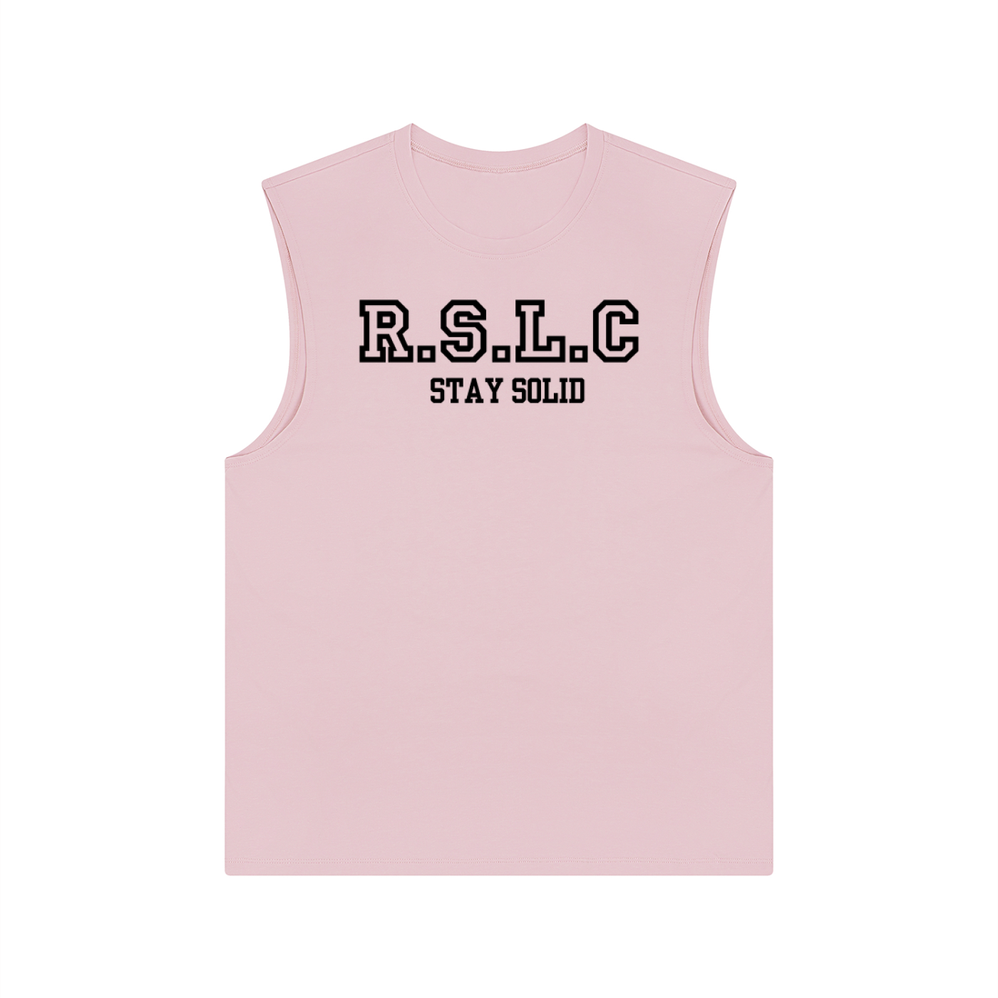 R.S.L.C Varsity Black Performance Tank Top