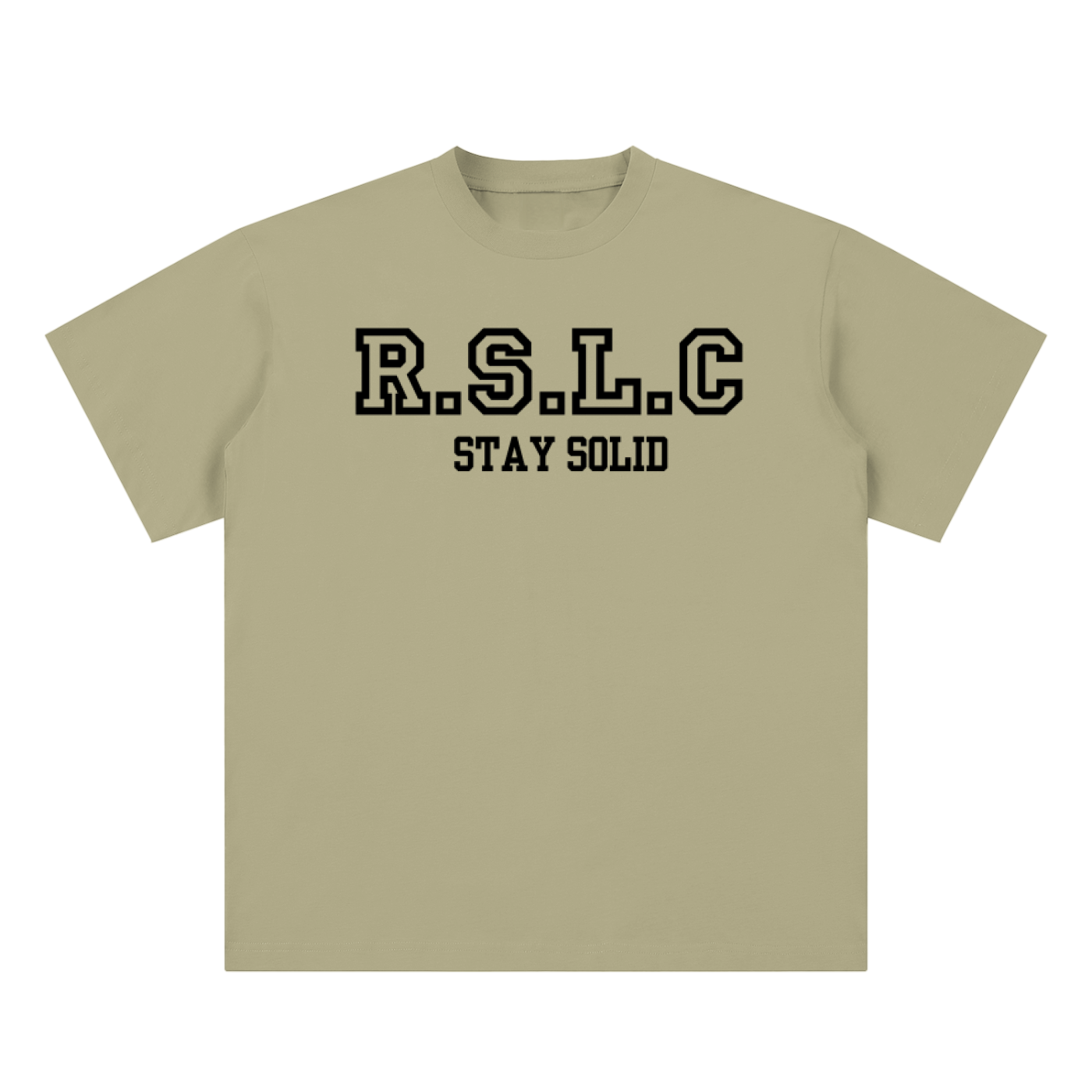 R.S.L.C Varsity Black Tee