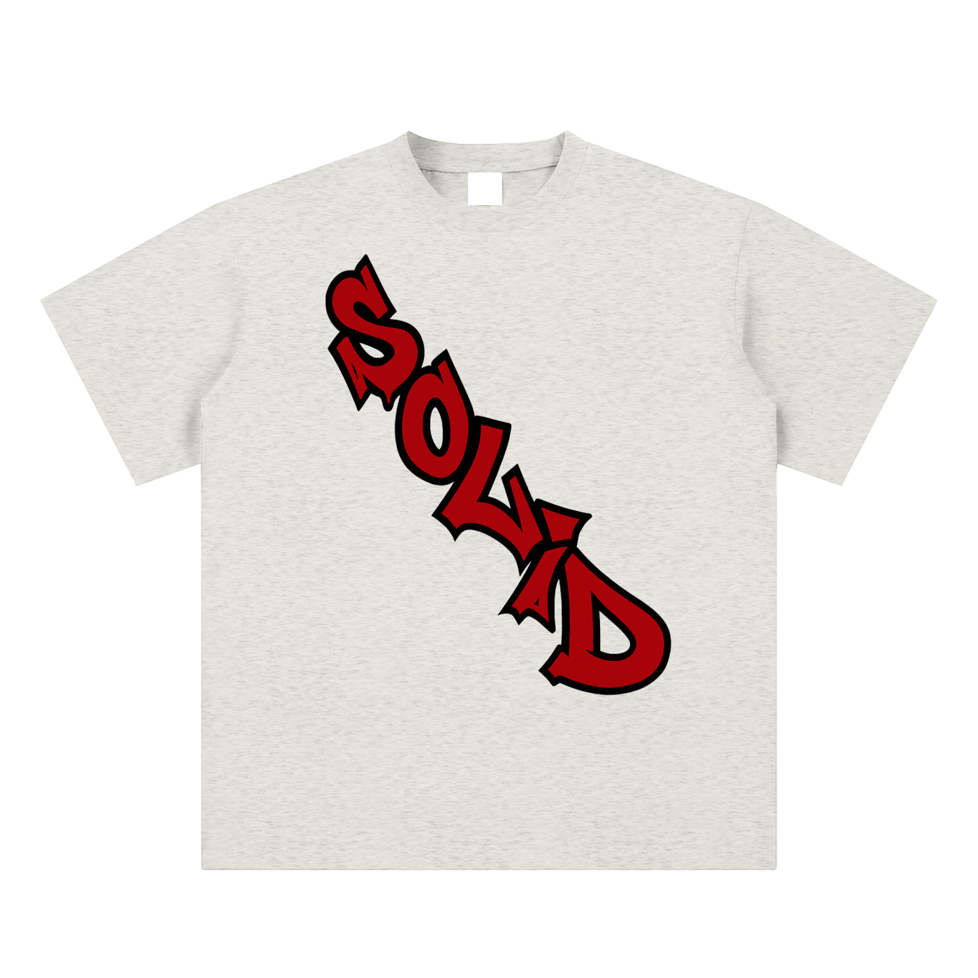 Solid Crossbody Red Tee