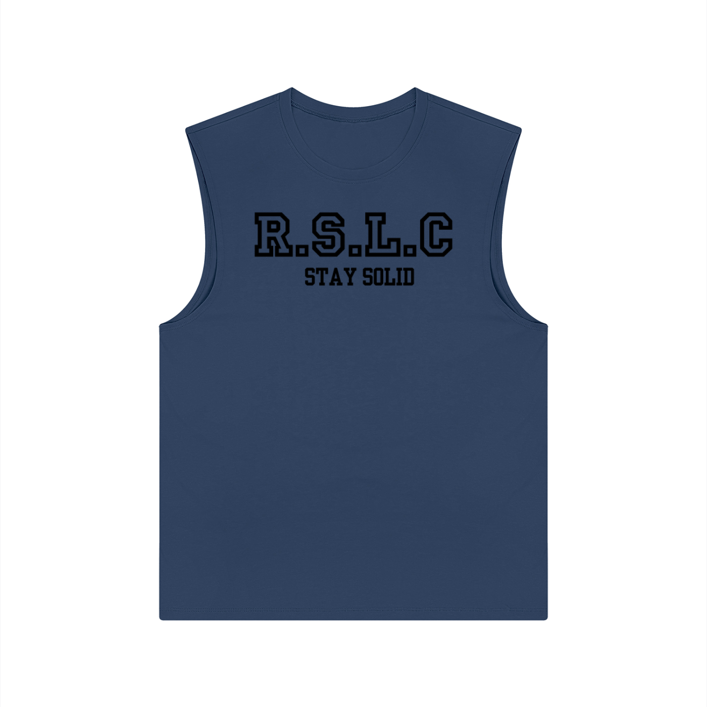 R.S.L.C Varsity Black Performance Tank Top