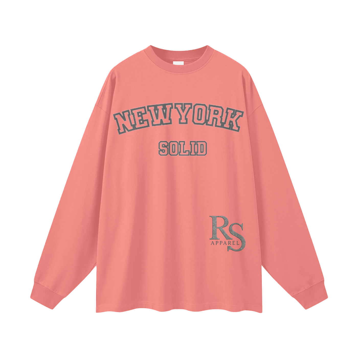 NewYork Solid  Long Sleeve Tee