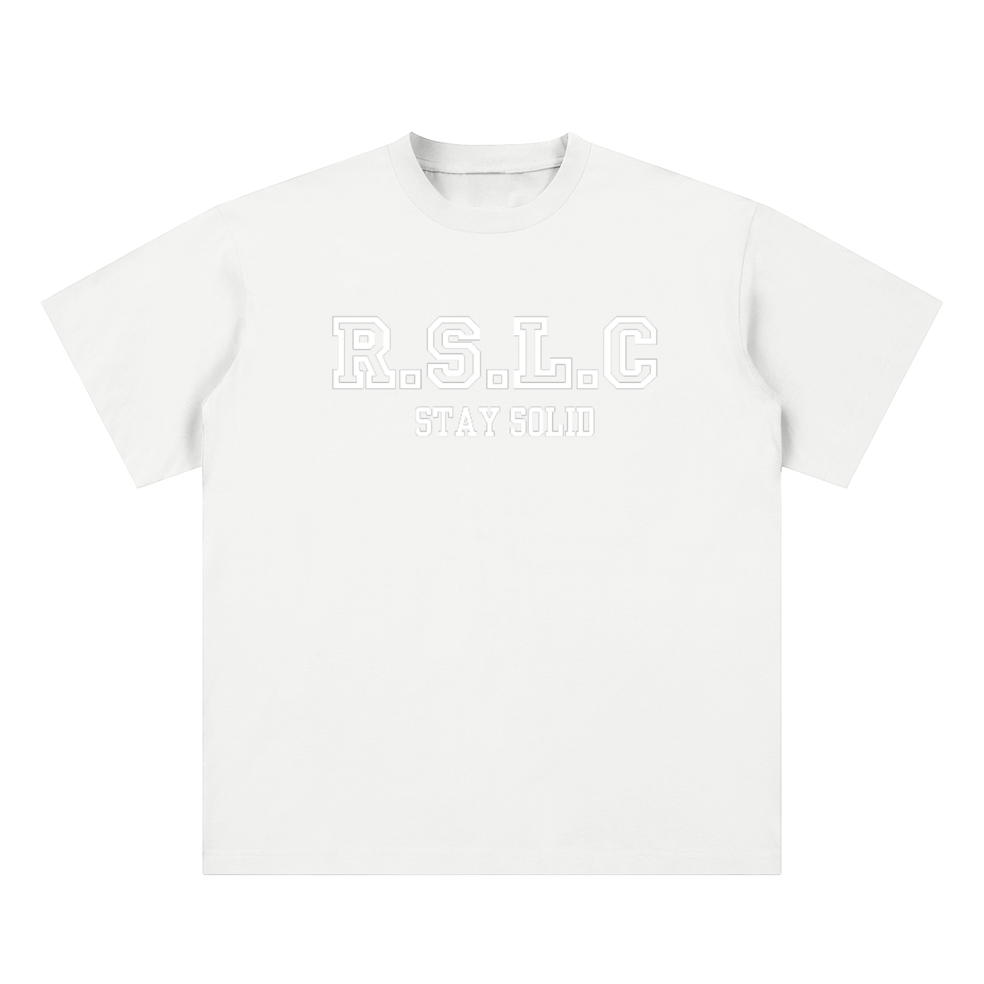 R.S.L.C Varsity White Tee
