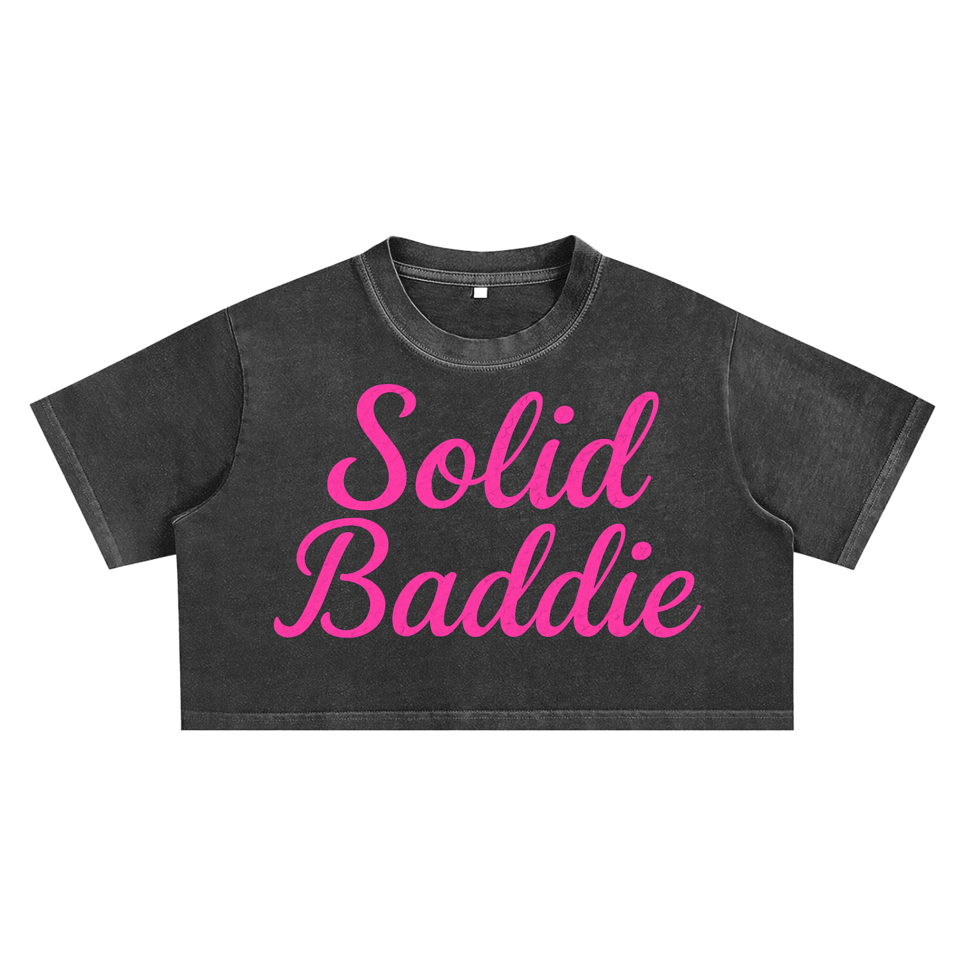 Solid Baddie short Crop Top