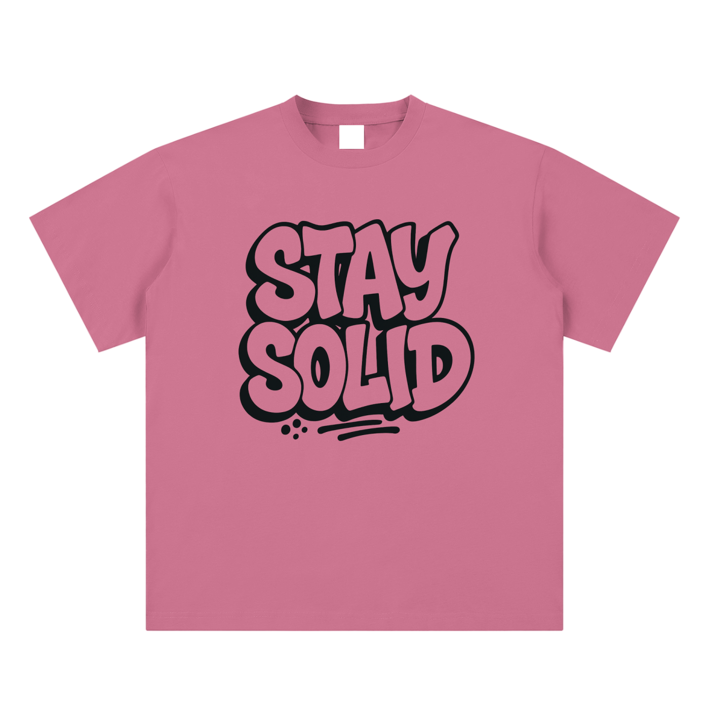 Stay Solid Transparent Tee