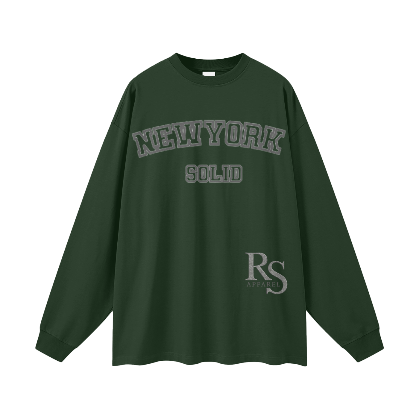 NewYork Solid  Long Sleeve Tee