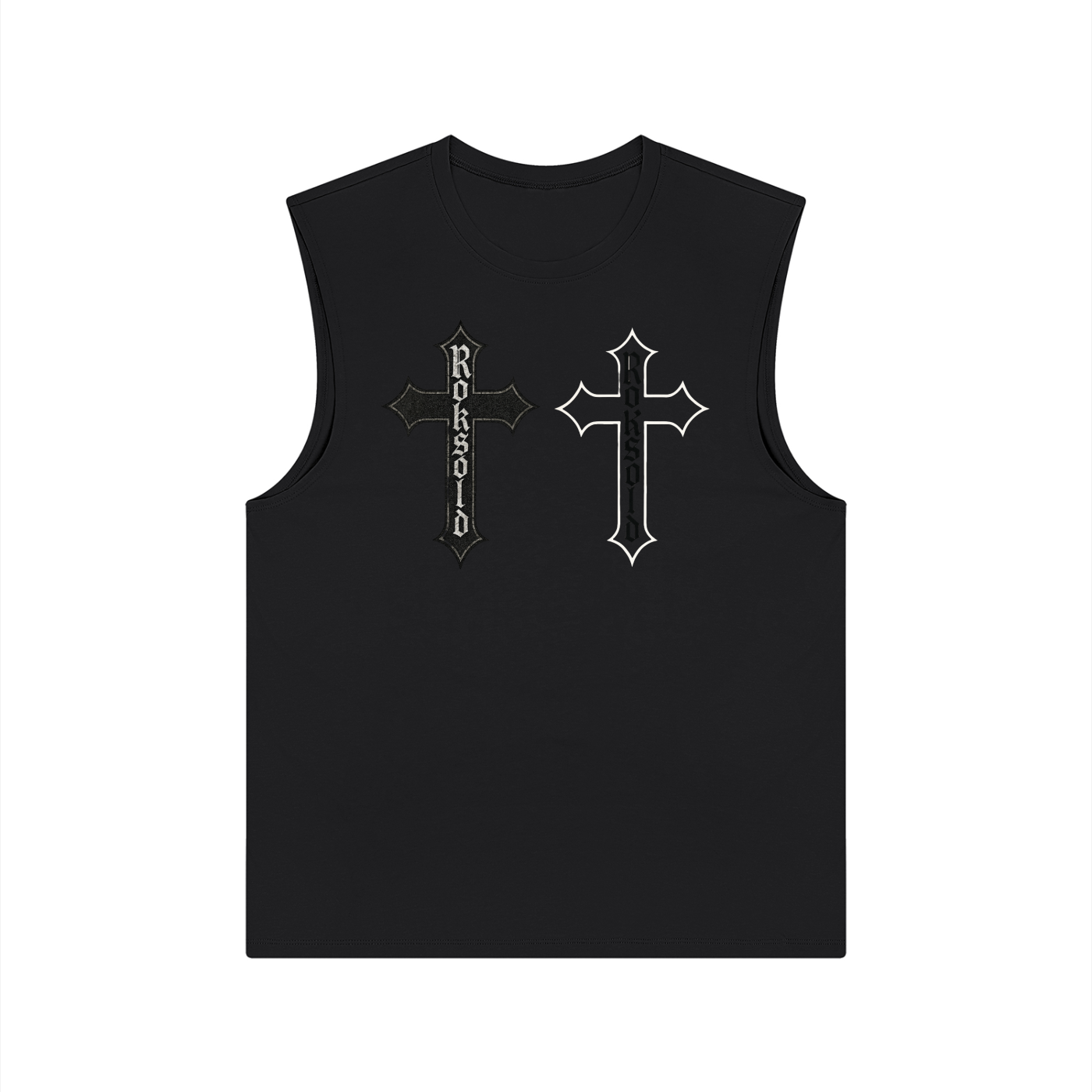 Gothic Double Cross  Performance Tank Top