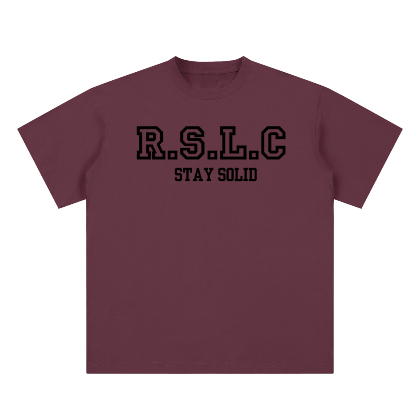 R.S.L.C Varsity Black Tee