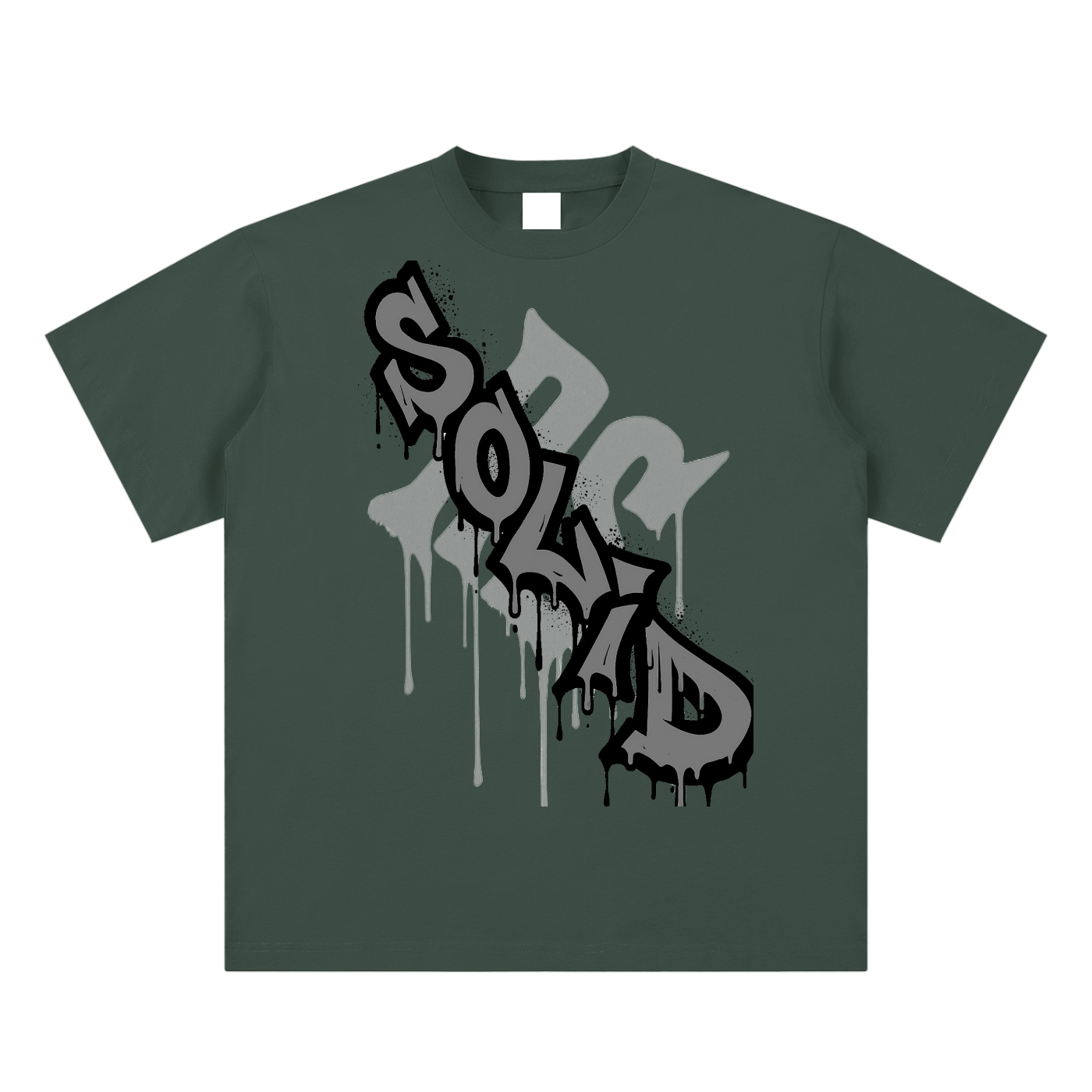 Graffiti  Grey  Tee