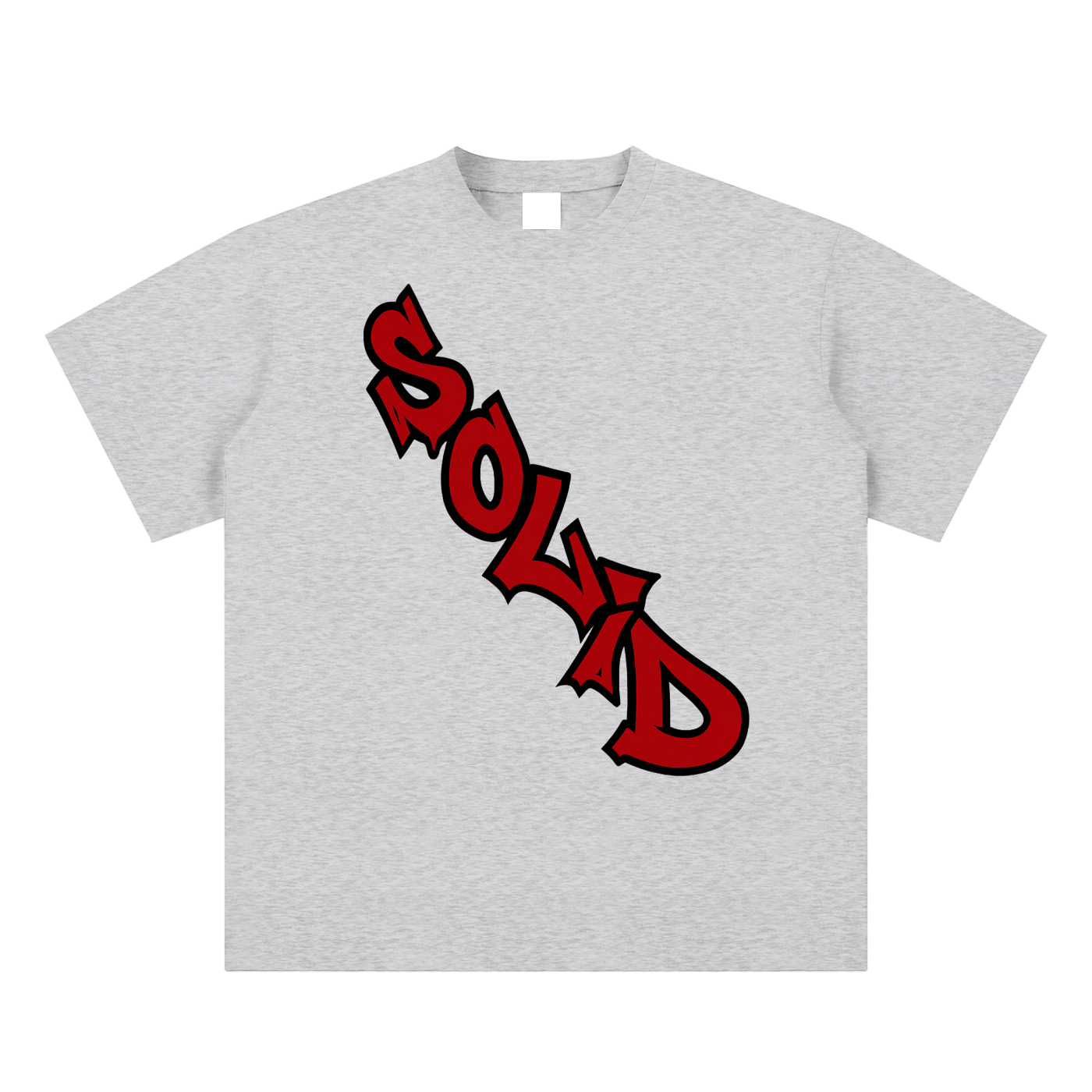 Solid Crossbody Red Tee