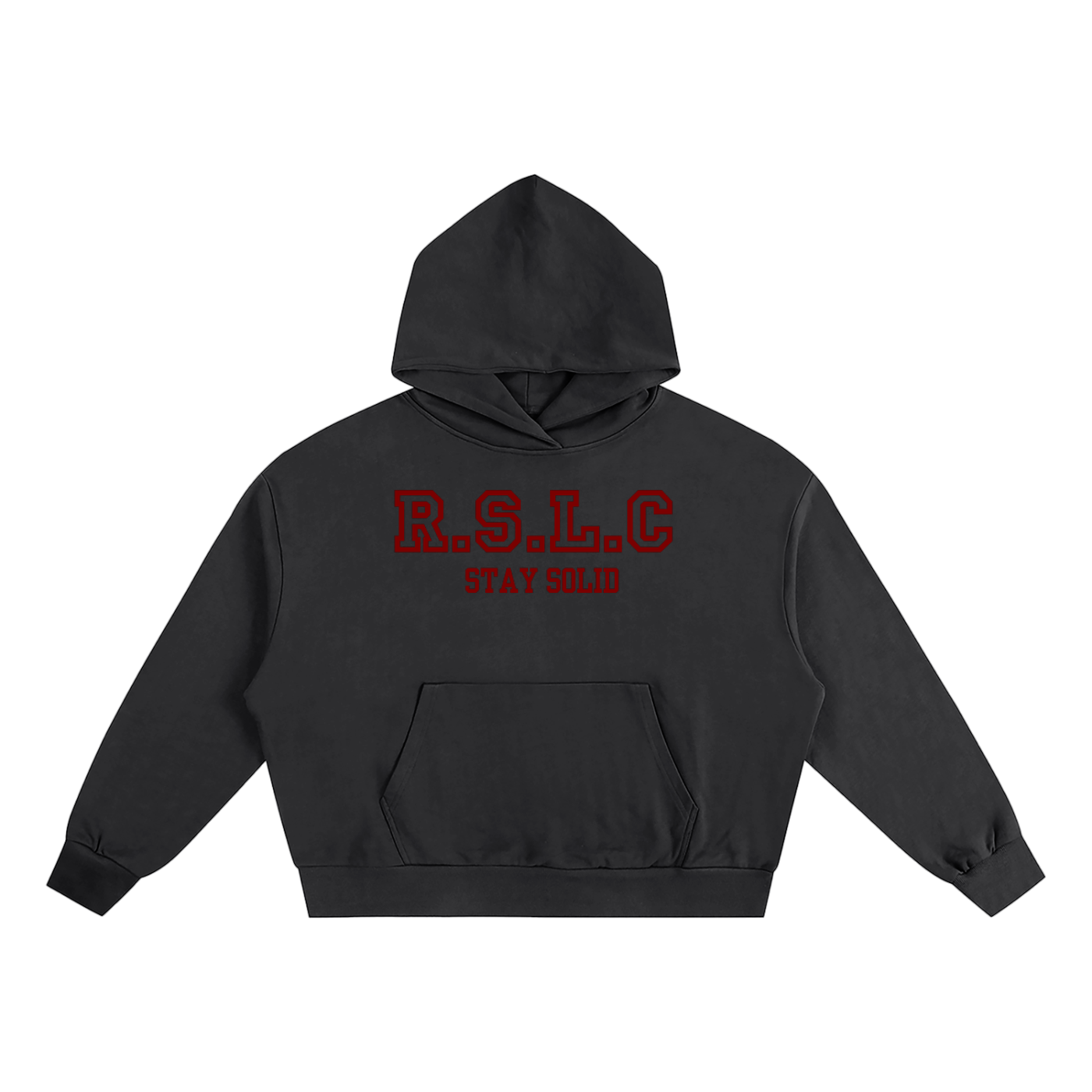 R.S.L.C Varsity Red Oversized Hoodie