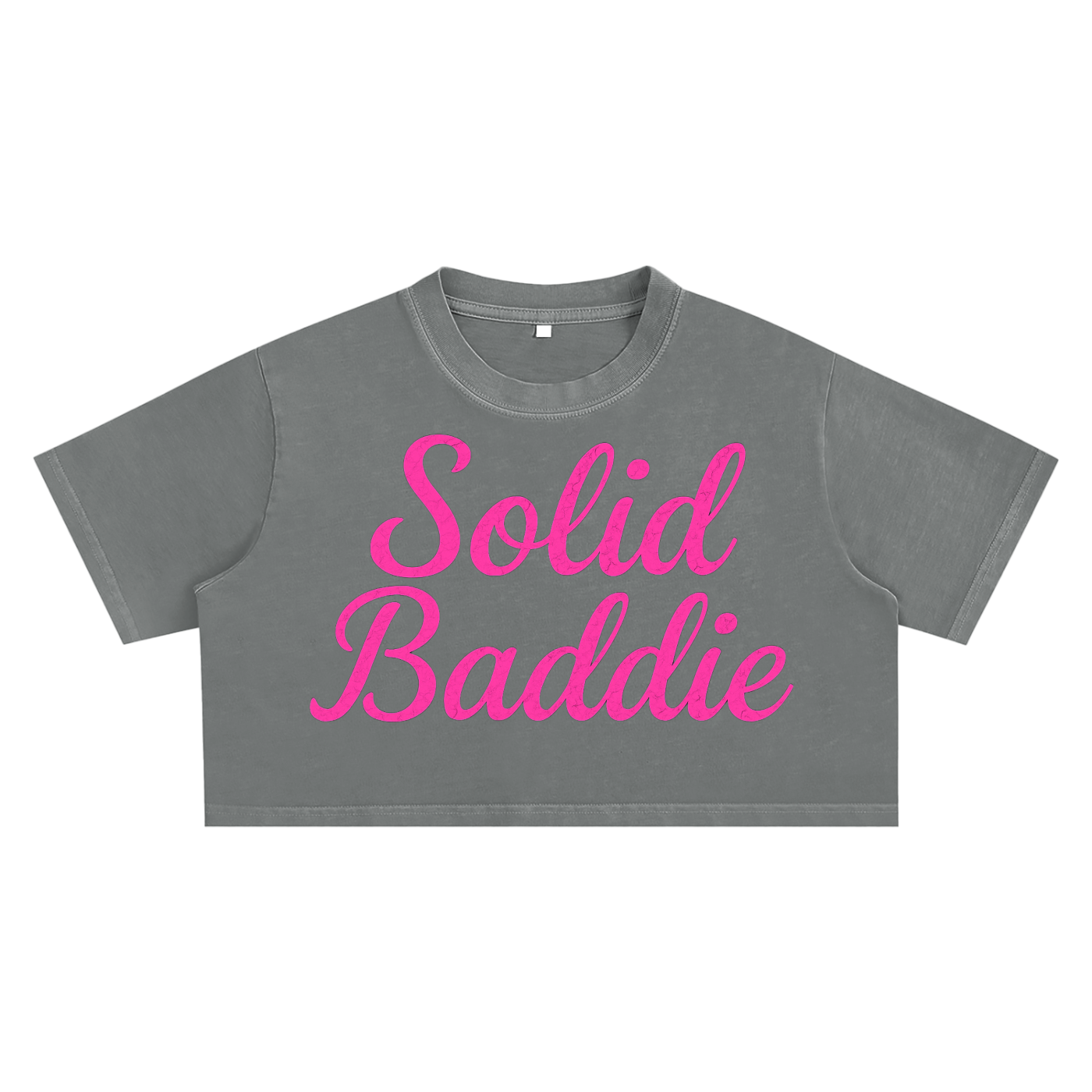 Solid Baddie short Crop Top