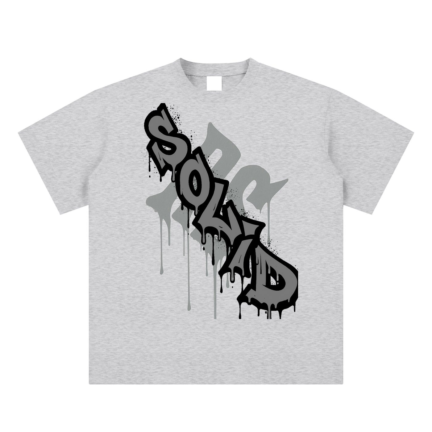 Graffiti  Grey  Tee