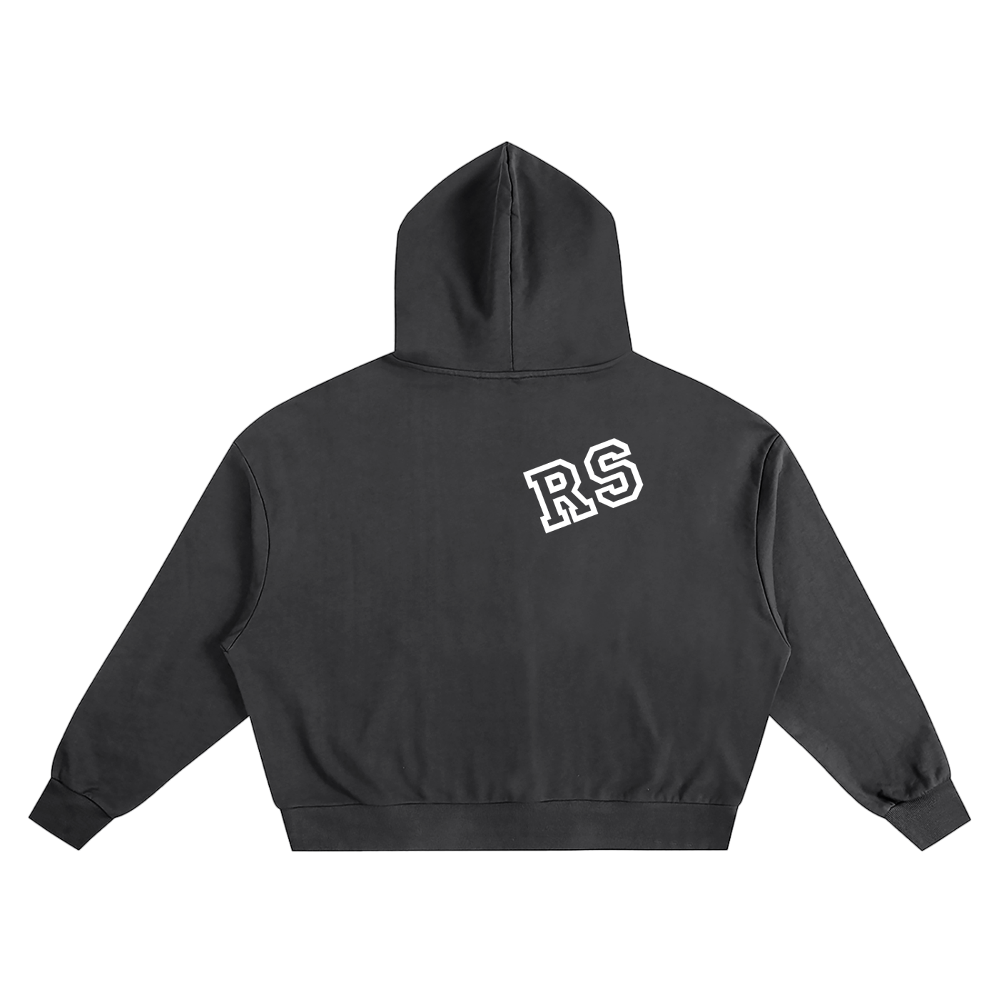 R.S.L.C Varsity White Oversized Hoodie