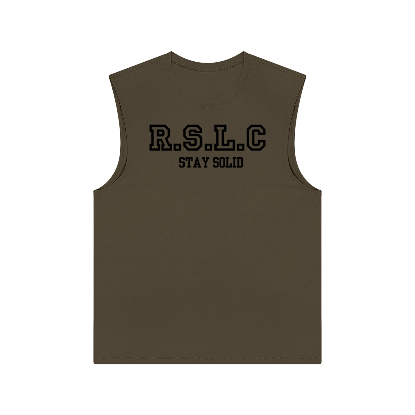 R.S.L.C Varsity Black Performance Tank Top