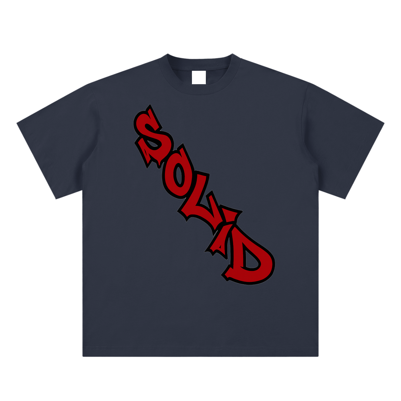 Solid Crossbody Red Tee