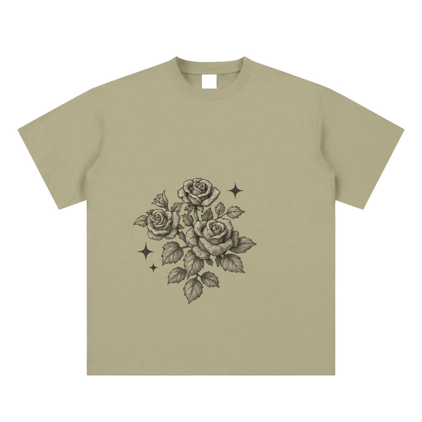 Stone Rose Grey Tee